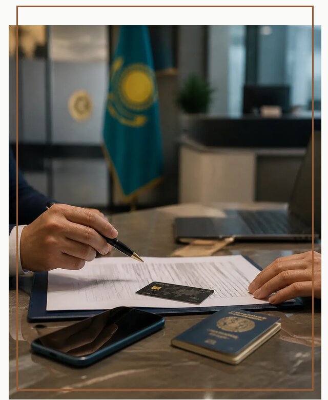 Открытие счета и банковской карты в Казахстане в Вологде